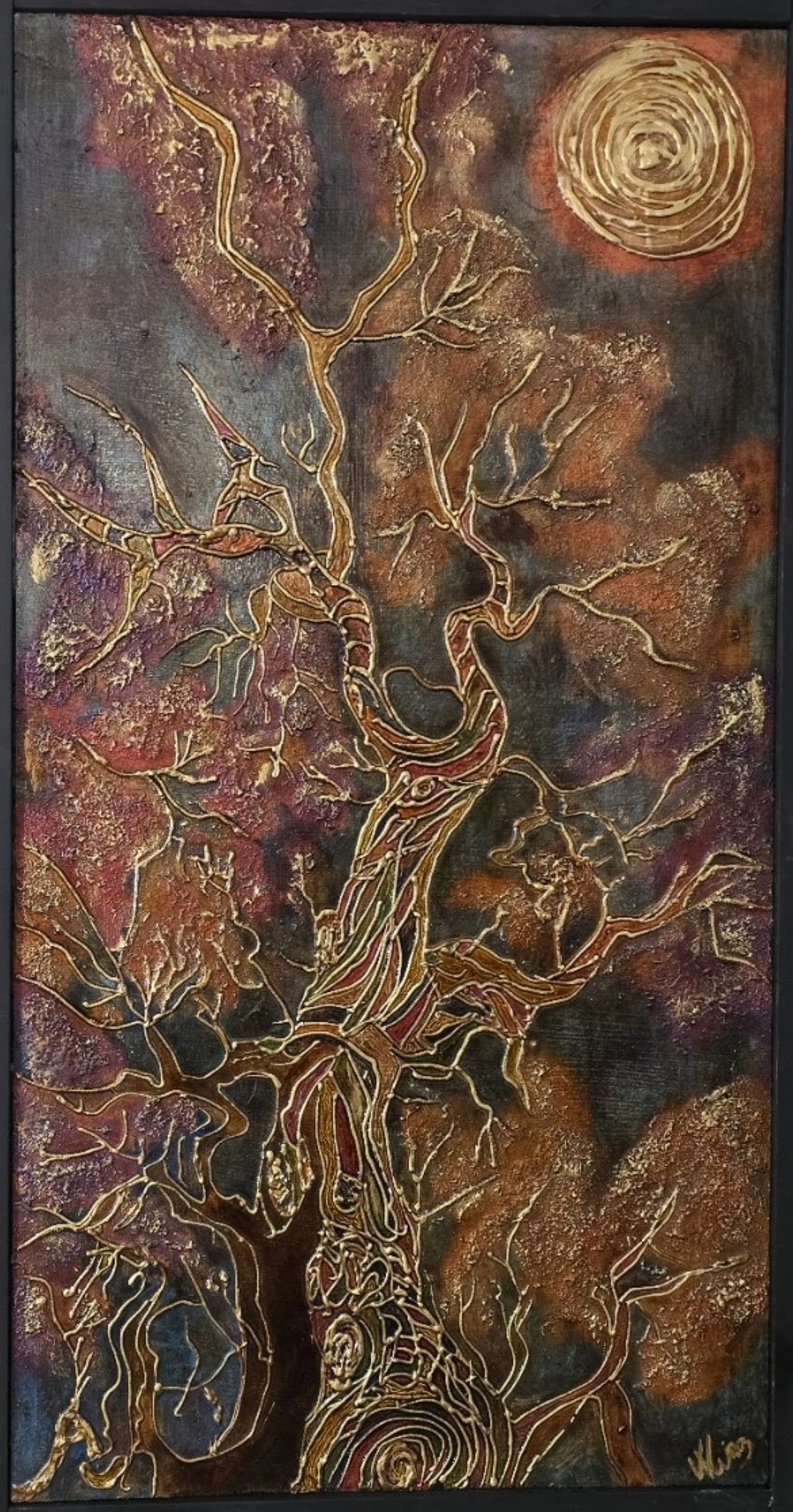 METALLIC SOUL — original artwork by WuiRa Art, front view