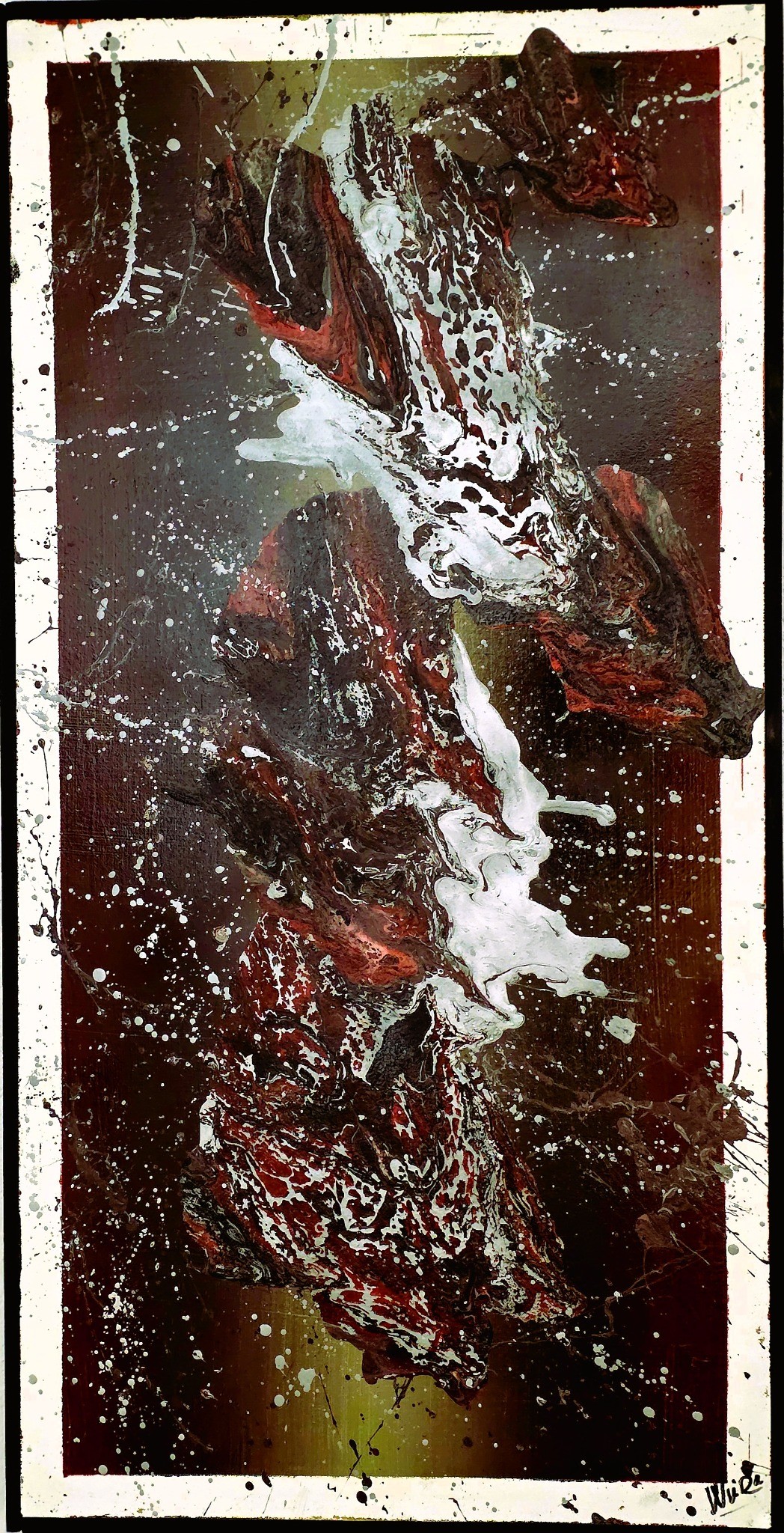 INTERNAL FRACTURE — original artwork by WuiRa Art, front view